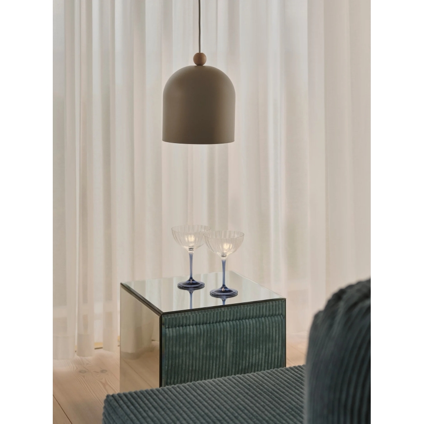 Nordlux - Závesné svietidlo na lanku GASTON 1xE27/40W/230V béžové