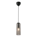 Nordlux - Závesné svietidlo na lanku MIELLA 1xE27/25W/230V dymové