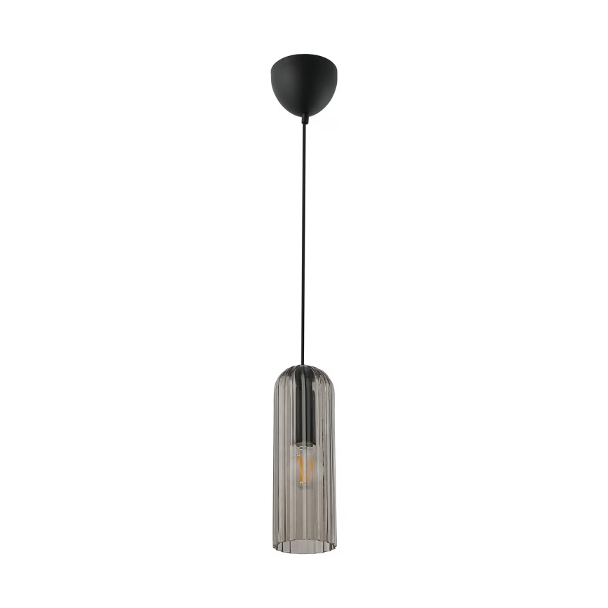 Nordlux - Závesné svietidlo na lanku MIELLA 1xE27/25W/230V dymové