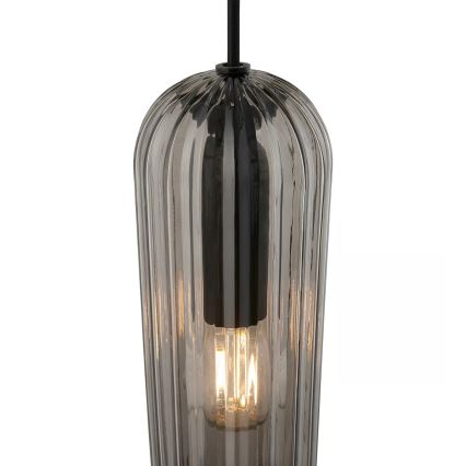 Nordlux - Závesné svietidlo na lanku MIELLA 1xE27/25W/230V dymové