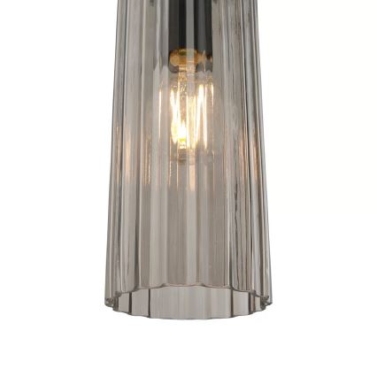 Nordlux - Závesné svietidlo na lanku MIELLA 1xE27/25W/230V dymové