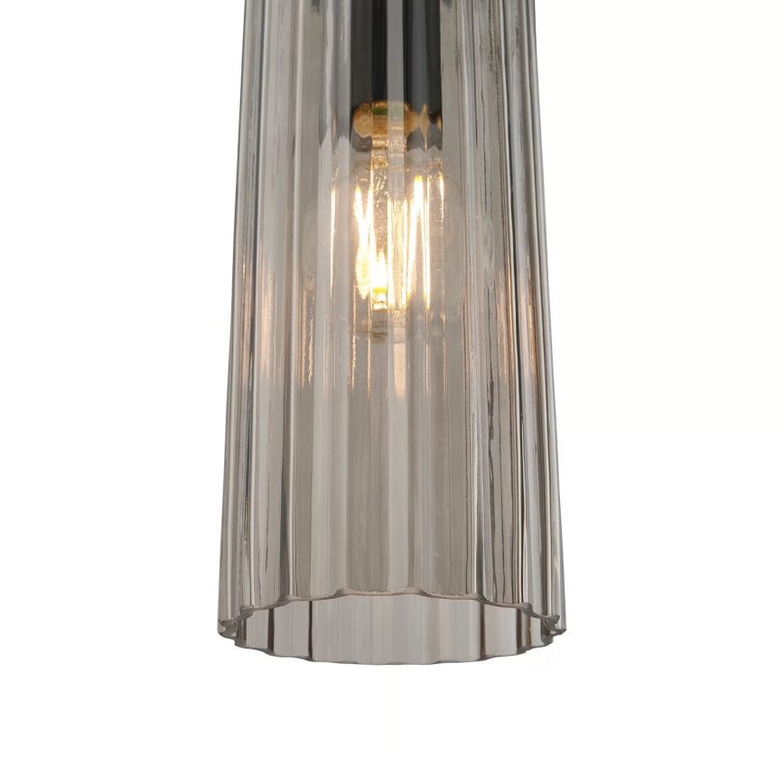 Nordlux - Závesné svietidlo na lanku MIELLA 1xE27/25W/230V dymové