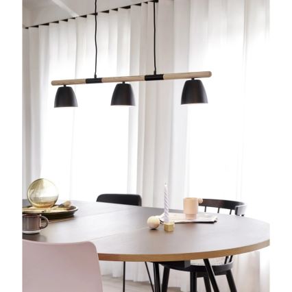 Nordlux - Závesné svietidlo THEO na lanku 3xGU10/35W/230V