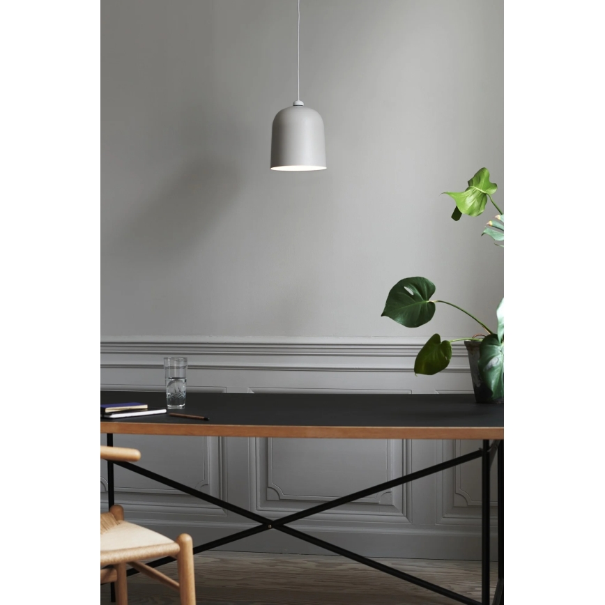 Nordlux - Závesný luster ANGLE na lankách 1xE27/25W/230V biely