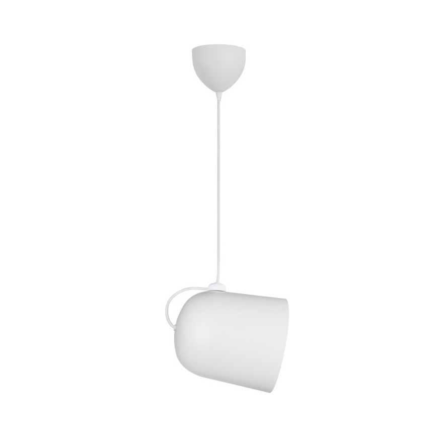 Nordlux - Závesný luster ANGLE na lankách 1xE27/25W/230V biely