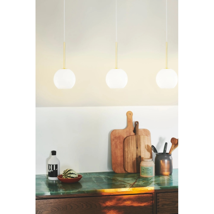 Nordlux - Závesný luster FRANCA na lanku 1xE14/40W/230V biely