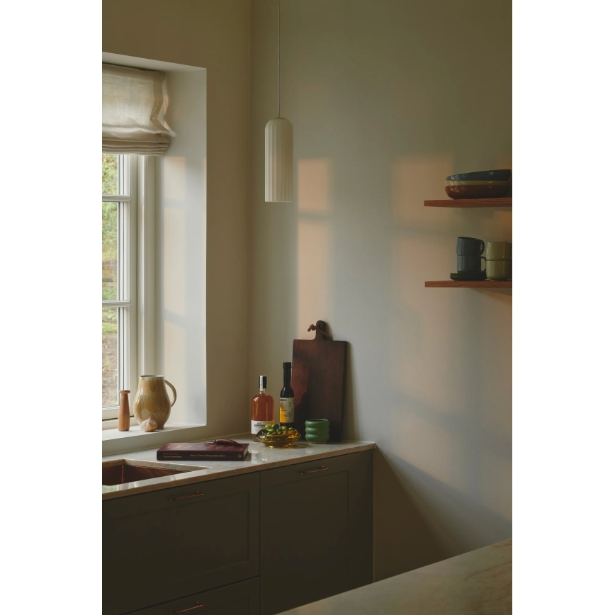Nordlux - Závesný luster MIELLA na lanku 1xE27/25W/230V biely