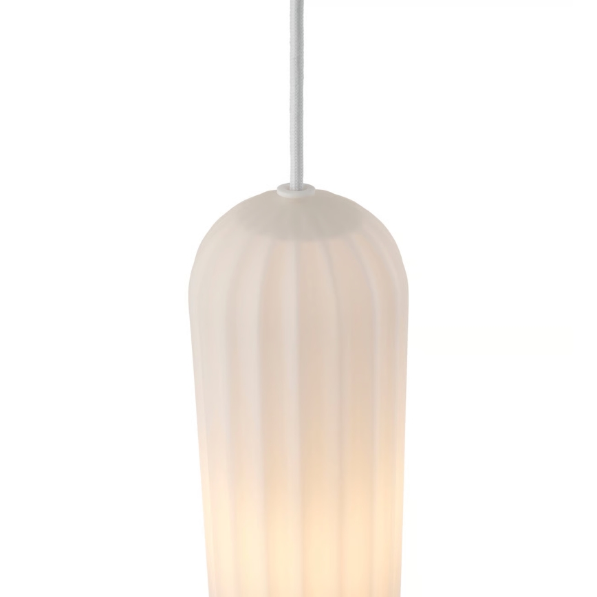 Nordlux - Závesný luster MIELLA na lanku 1xE27/25W/230V biely