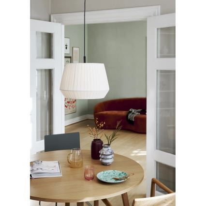 Nordlux - Závesný luster na lanku DICTE 1xE27/60W/230V pr.40 cm biely