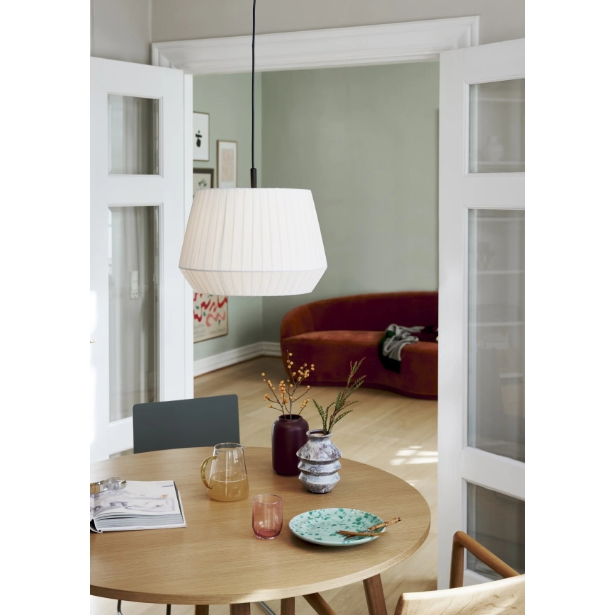 Nordlux - Závesný luster na lanku DICTE 1xE27/60W/230V pr.40 cm biely