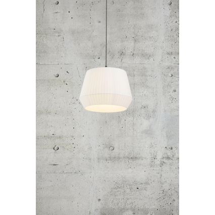 Nordlux - Závesný luster na lanku DICTE 1xE27/60W/230V pr.40 cm biely
