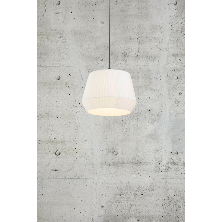 Nordlux - Závesný luster na lanku DICTE 1xE27/60W/230V pr.40 cm biely
