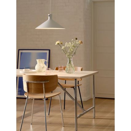 Nordlux - Závesný luster na lanku DORINA 1xE27/60W/230V biela