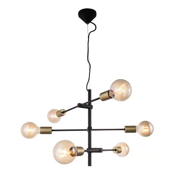 Nordlux - Závesný luster na lanku JOSEFINE 6xE27/25W/230V