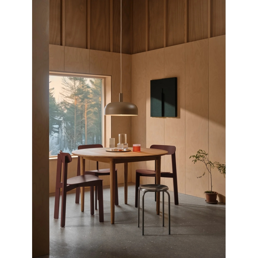 Nordlux - Závesný luster na lanku SANDRO, 1xE27/15W/230V, priemer 40 cm, hnedý