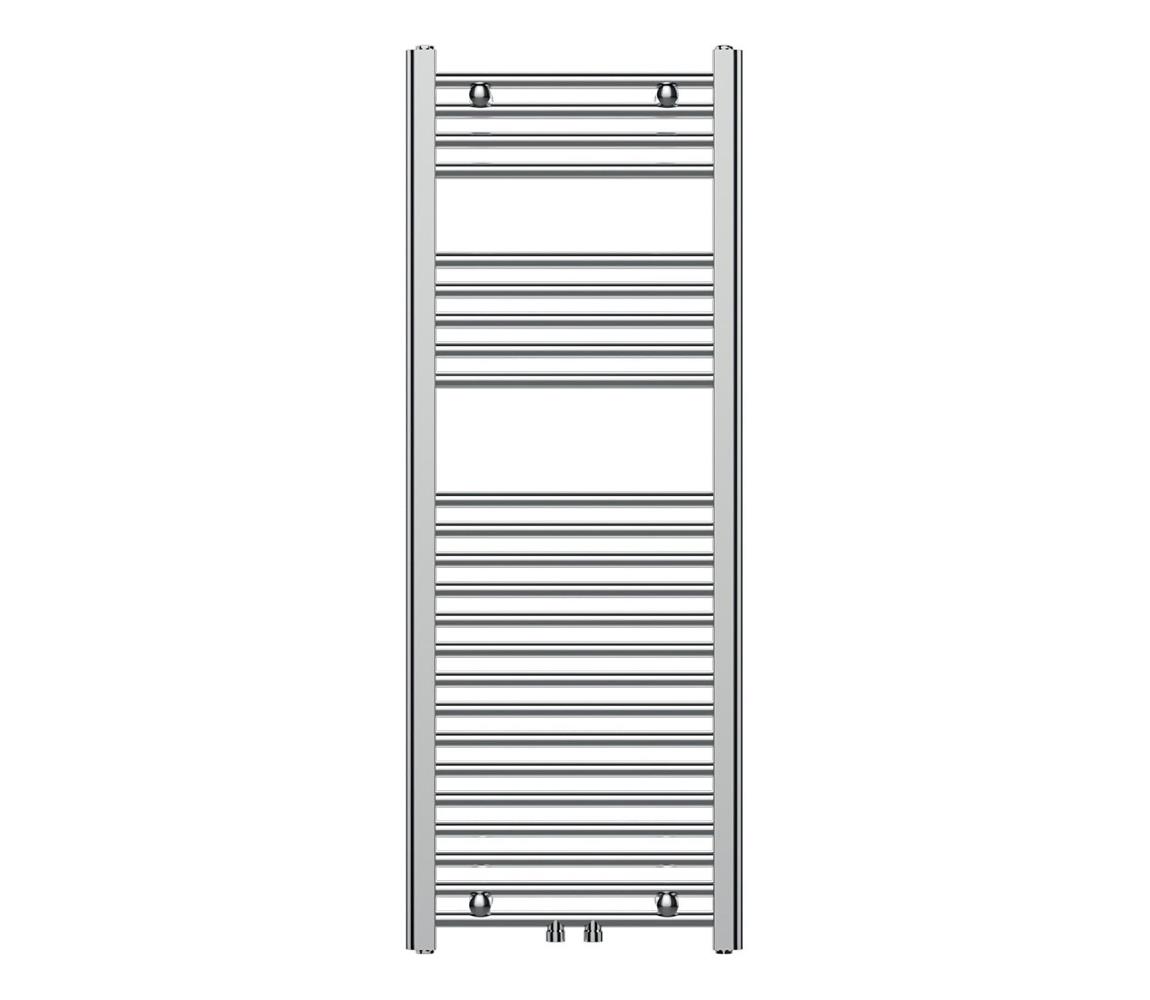 Novaservis - Kúpeľňový rebríkový radiátor 318W/230V 120x45 cm lesklý chróm rovný 450/1200/RS,0