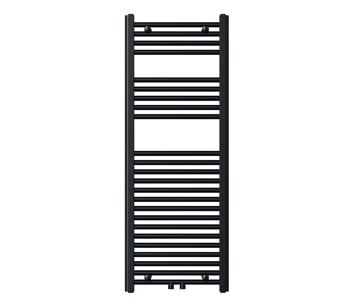 Novaservis - Kúpeľňový rebríkový radiátor 490W/230V 120x45 cm čierny rovný 450/1200/RS,5