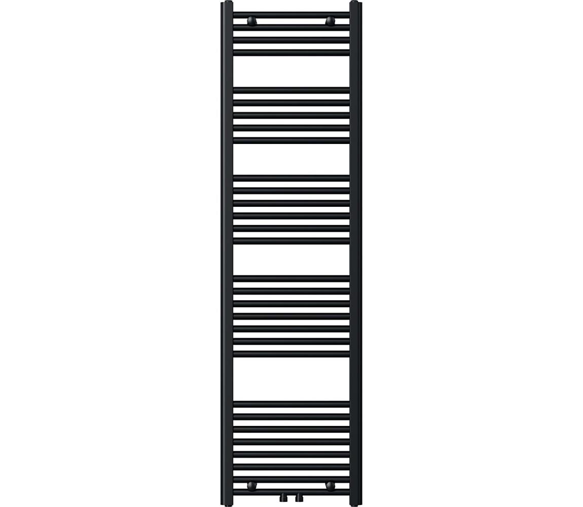 Novaservis - Kúpeľňový rebríkový radiátor 648W/230V 160x45 cm čierny rovný 450/1600/RS,5