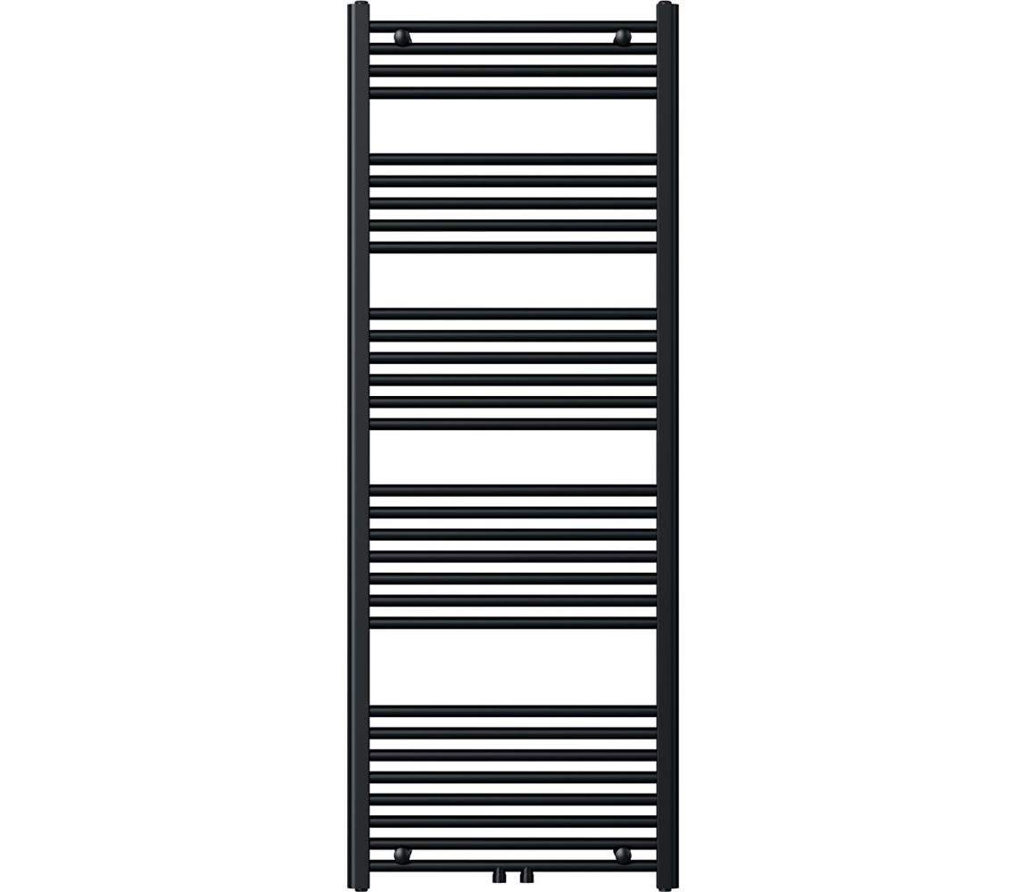 Novaservis - Kúpeľňový rebríkový radiátor 836W/230V 160x60 cm čierny rovný 600/1600/RS,5