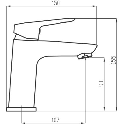 Novaservis - Umývadlová batéria METALIA 15,5 cm lesklý chróm