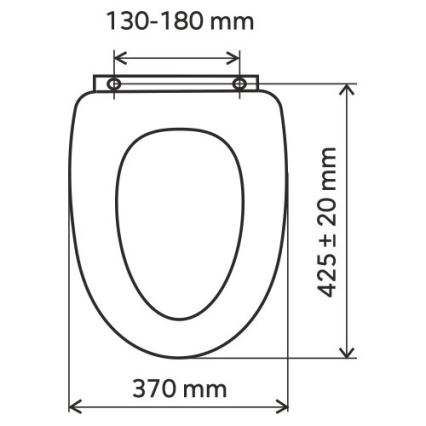 Novaservis - WC sedátko duroplast/biela