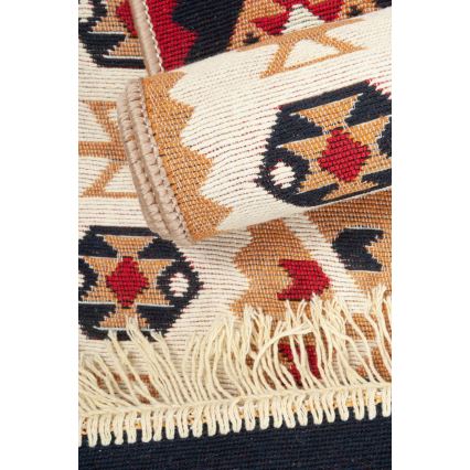 Obojstranný orientálny koberec KILIM GOLD 60x120 cm pestrofarebný