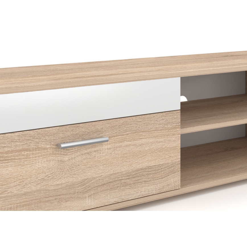 Obývacia stena BRICK dub sonoma/biela