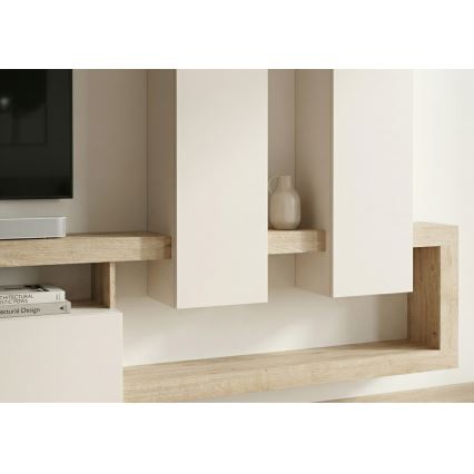 Obývacia stena LENOR kašmír/hnedá