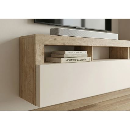 Obývacia stena LENOR kašmír/hnedá