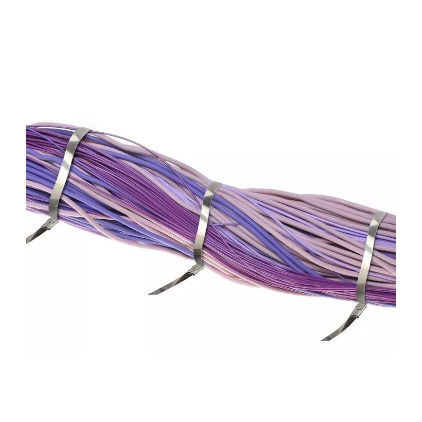 Oceľové sťahovacie pásky 4,6x250mm 100ks