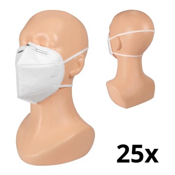 Ochranná maska triedy KN95 (FFP2) 25ks - COMFORT