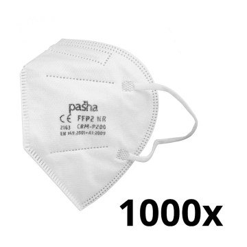 Ochranná pomôcka - respirátor FFP2 NR CE 2163 1000ks