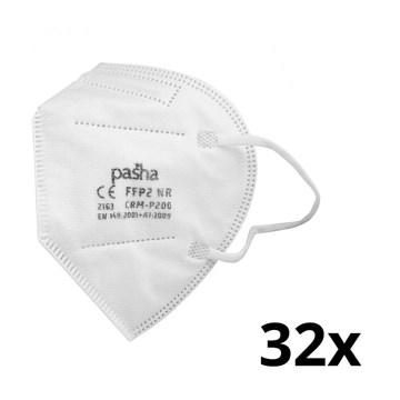 Ochranná pomôcka - respirátor FFP2 NR CE 2163 32ks