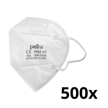 Ochranná pomôcka - respirátor FFP2 NR CE 2163 500ks