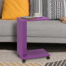 Odkladací stolík 65x35 cm fialová