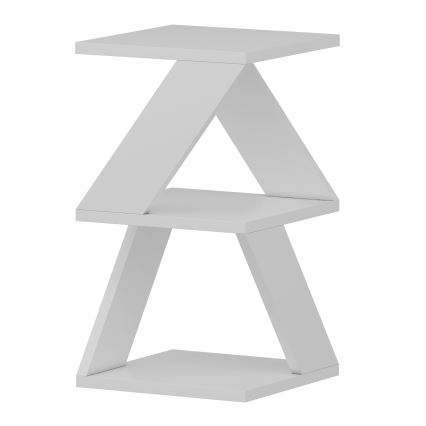 Odkladací stolík ALBENI 50x30 cm biela
