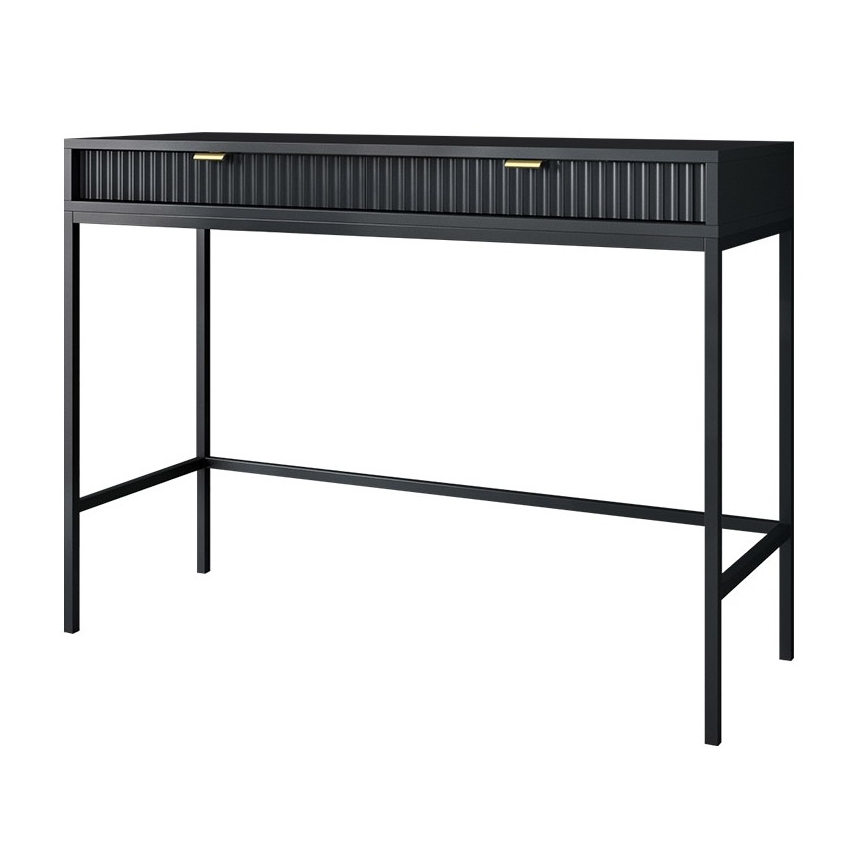 Odkladací stolík NOVA 77x104 cm čierna