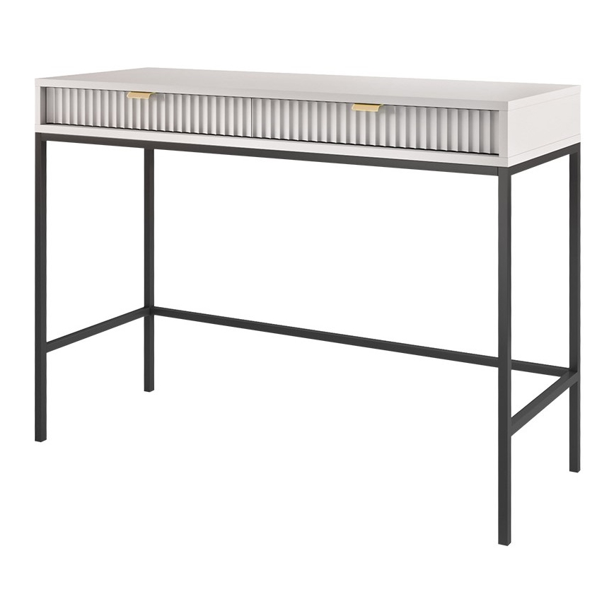 Odkladací stolík NOVA 77x104 cm šedá/čierna