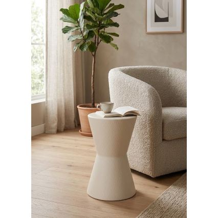 Odkladací stolík PETIT pr. 29 cm biely