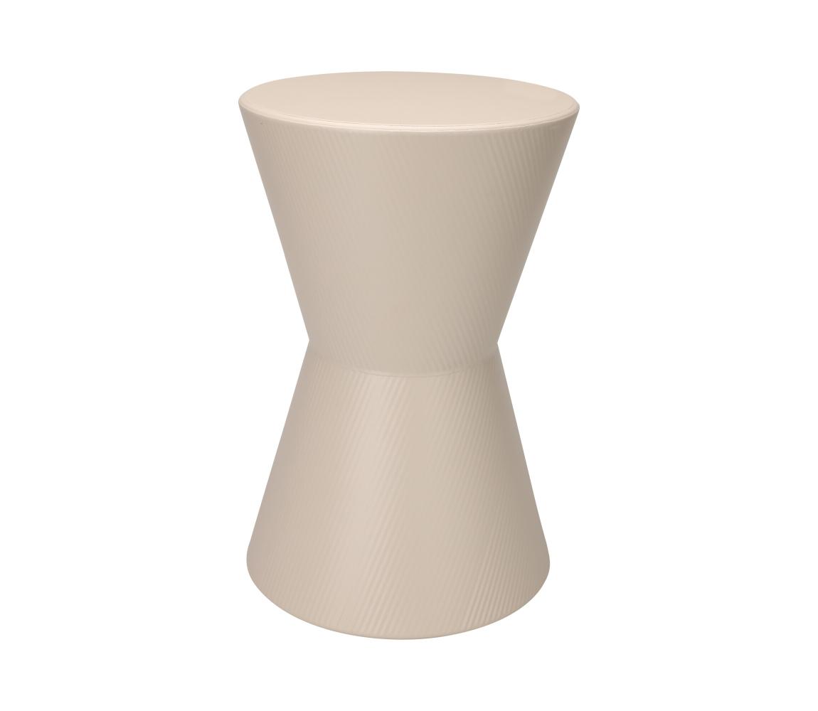 Koopman Odkladací stolík PETIT pr. 29 cm krémový FZ1002200