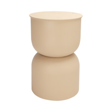 Odkladací stolík PETIT priemer 31 cm béžový