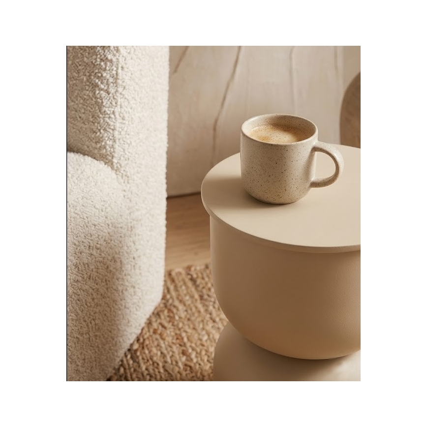Odkladací stolík PETIT priemer 31 cm béžový
