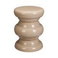 Odkladací stolík PETIT, priemer 31 cm, béžový