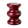 Odkladací stolík PETIT, priemer 31 cm, červený