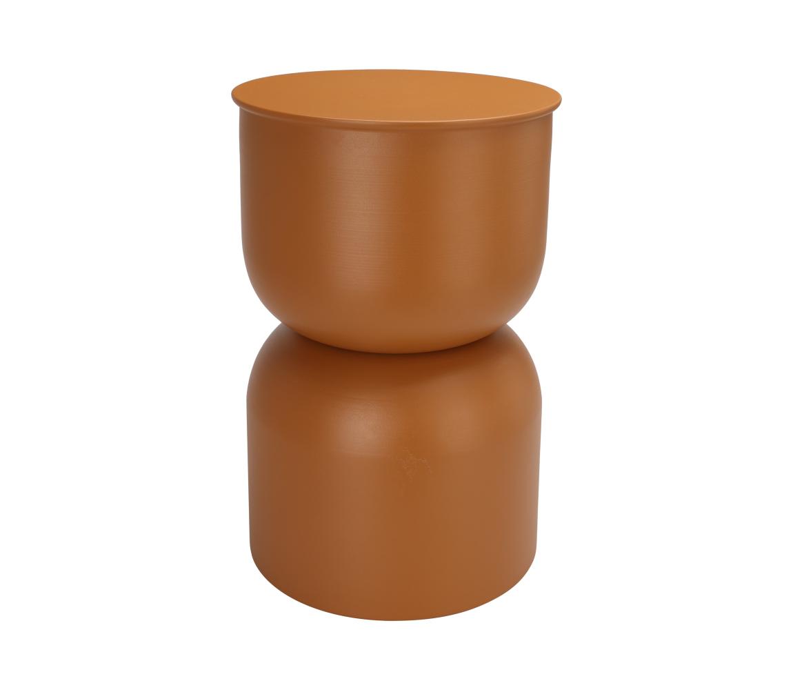 Koopman Odkladací stolík PETIT, priemer 31 cm, oranžový FZ1002230