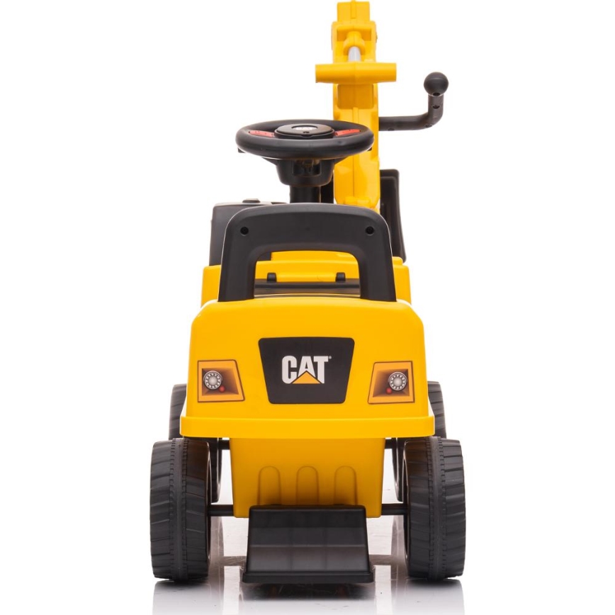 Odrážadlo báger CAT 2xAA žltá/čierna