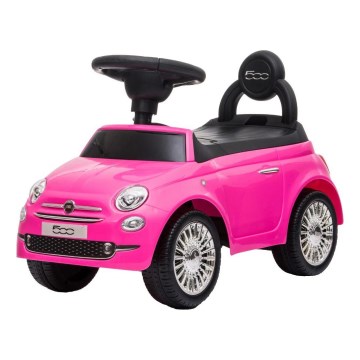 Odrážadlo Fiat 500 ružová