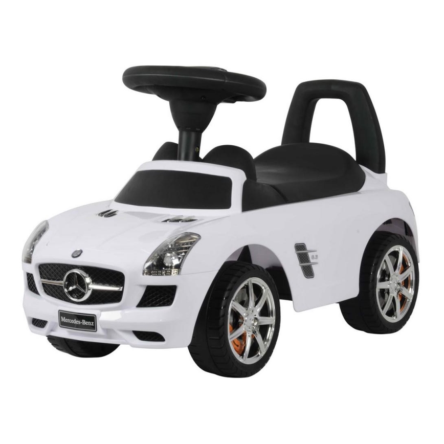 Odrážadlo Mercedes 2xAA biela/čierna