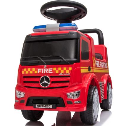 Odrážadlo Mercedes Hasiči červená