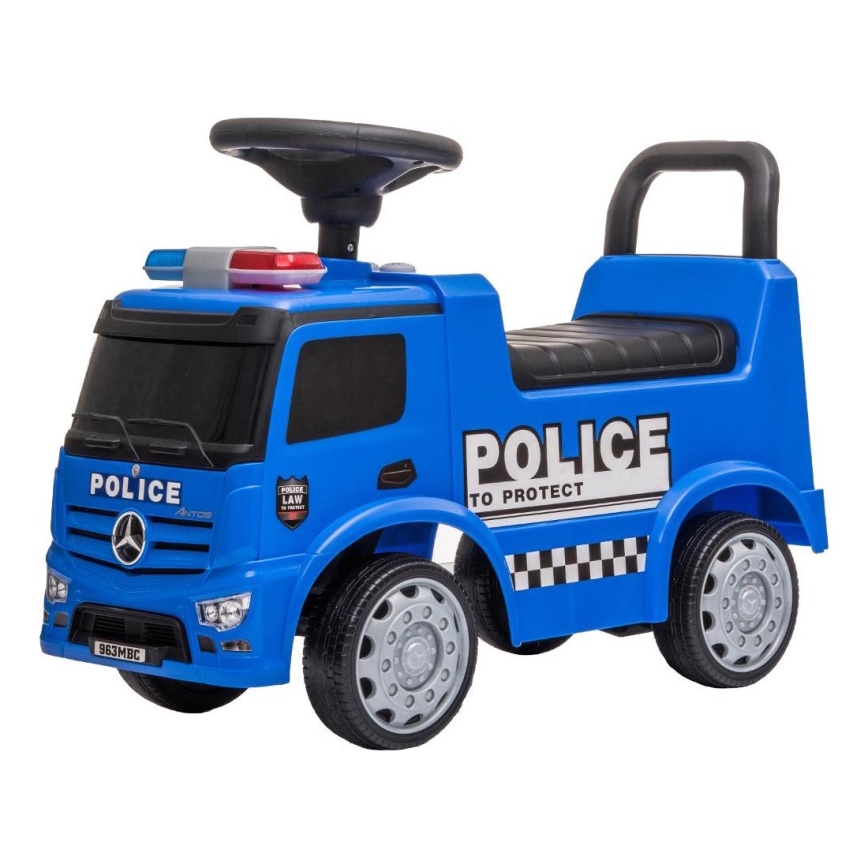 Odrážadlo Mercedes Polícia modrá